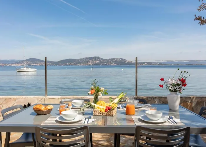 Le Cigalou, Authentique Cabanon De Pêcheur En Bord De Avec Sa Terrasse Spacieuse Et Aménagée Villa Hyères